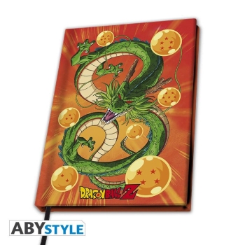 DRAGON BALL - A5 Notizbuch "Shenlong"  Dieses Dragon Ball Notizbuch ist ideal, um Ihre Kampftechniken oder Ihre Forschung über die Lage der 7 Dragon Balls zu beachten.